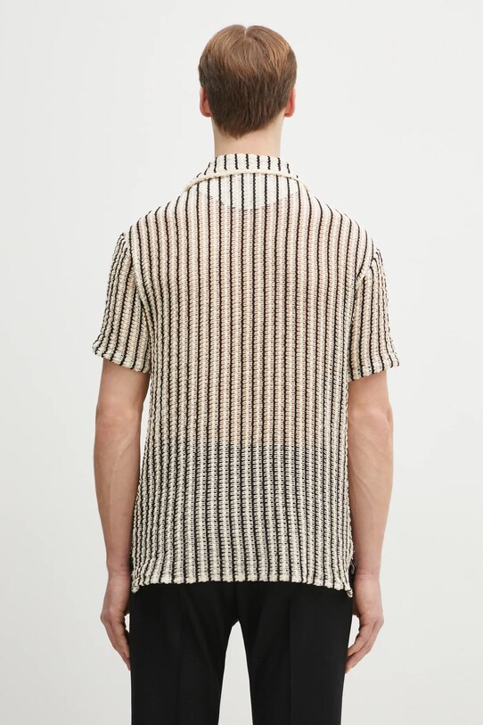 Дрехи Риза Andersson Bell Sheer Stripe Knit atb1235m бежов