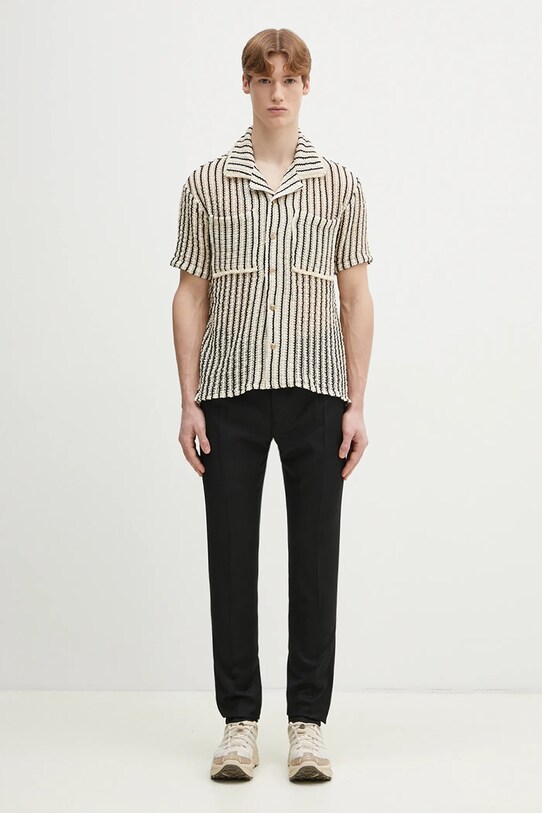 Риза Andersson Bell Sheer Stripe Knit atb1235m
