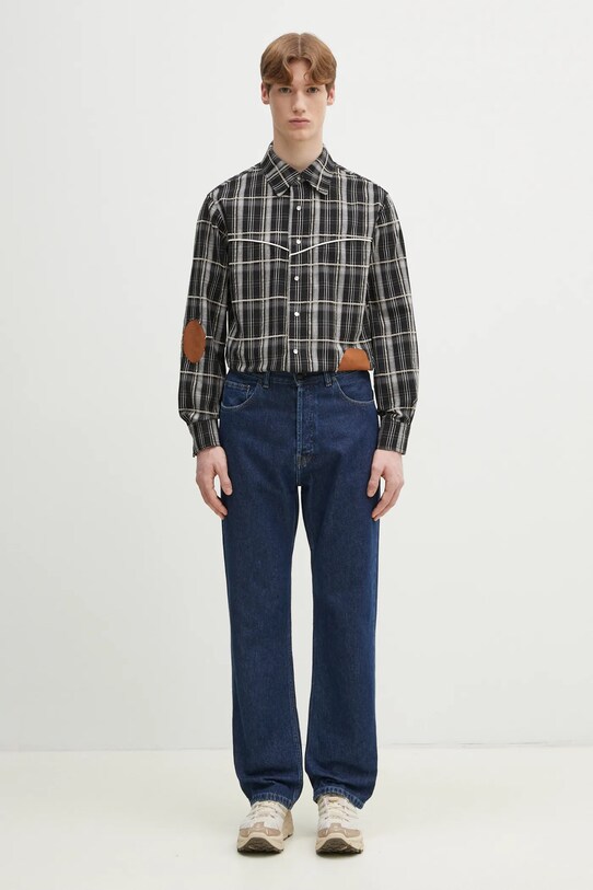 Andersson Bell camicia Noah Patch Check atb1238m
