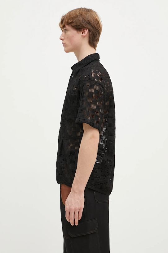 Andersson Bell koszula Letto Knitted atb1234m czarny SS25