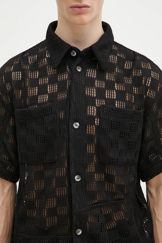 Andersson Bell koszula Letto Knitted czarny atb1234m