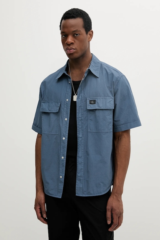 Calvin Klein Jeans koszula klasyczny niebieski J30J327299