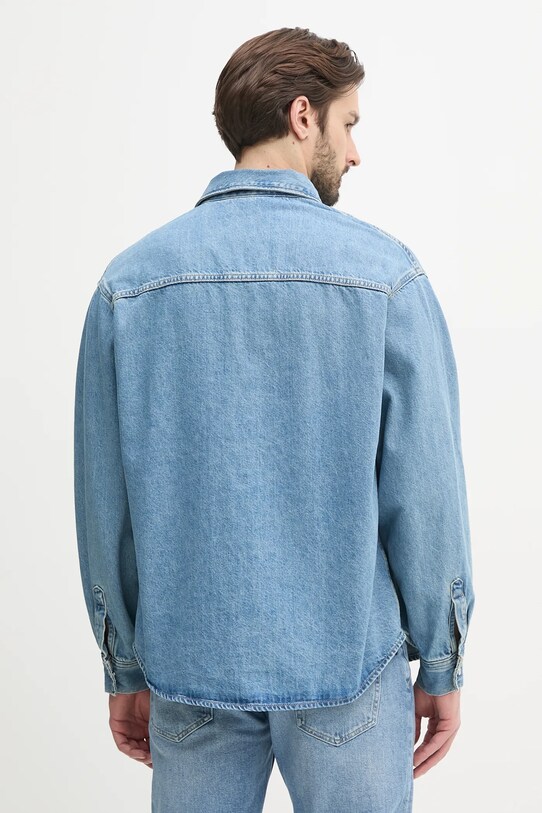 Îmbrăcăminte Calvin Klein Jeans cămașă jeans J30J327511 albastru