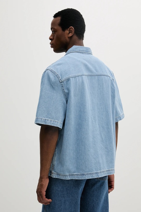 Ρούχα Τζιν πουκάμισο Calvin Klein Jeans J30J327512 μπλε