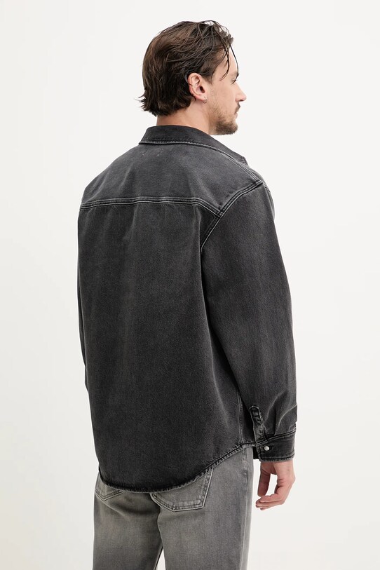 Oblečení Džínová košile Calvin Klein Jeans J30J327558 šedá