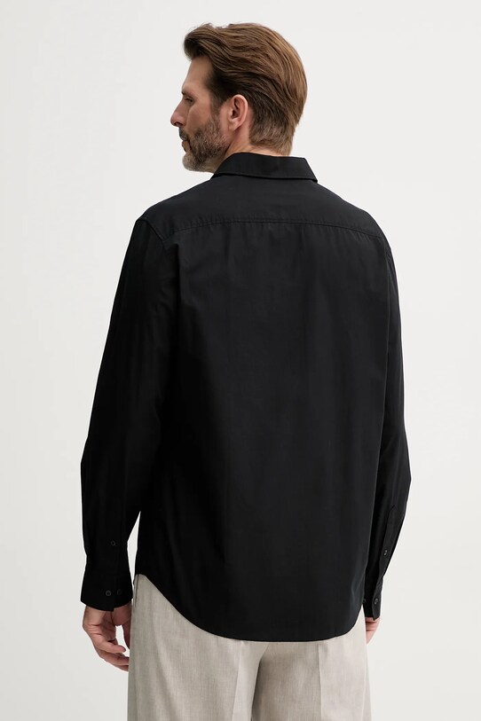 Ruházat Calvin Klein Jeans pamut ing LV040QM160 fekete