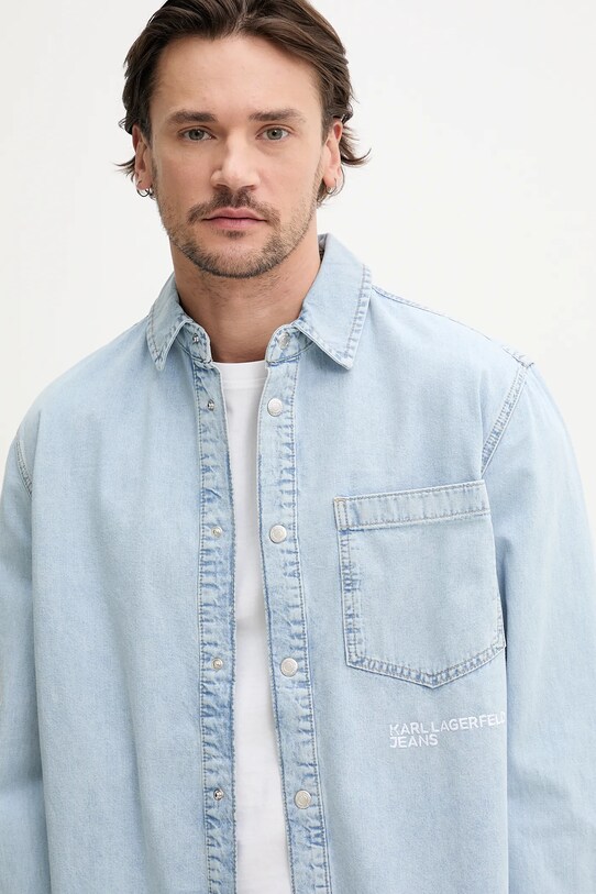 Τζιν πουκάμισο Karl Lagerfeld Jeans μπλε A2M16021