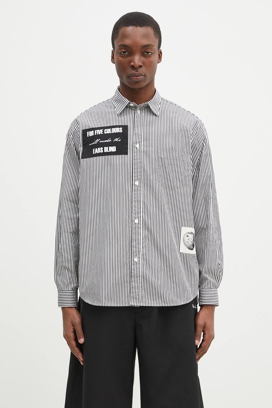 Undercover cotton shirt Shirt classic black UP1E4406.2