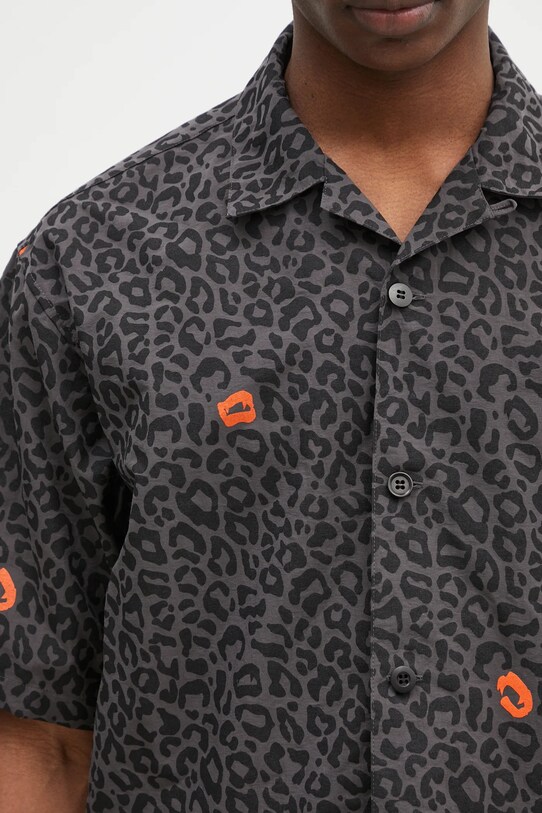 Košile Undercover Shirt šedá UP1E4409.1