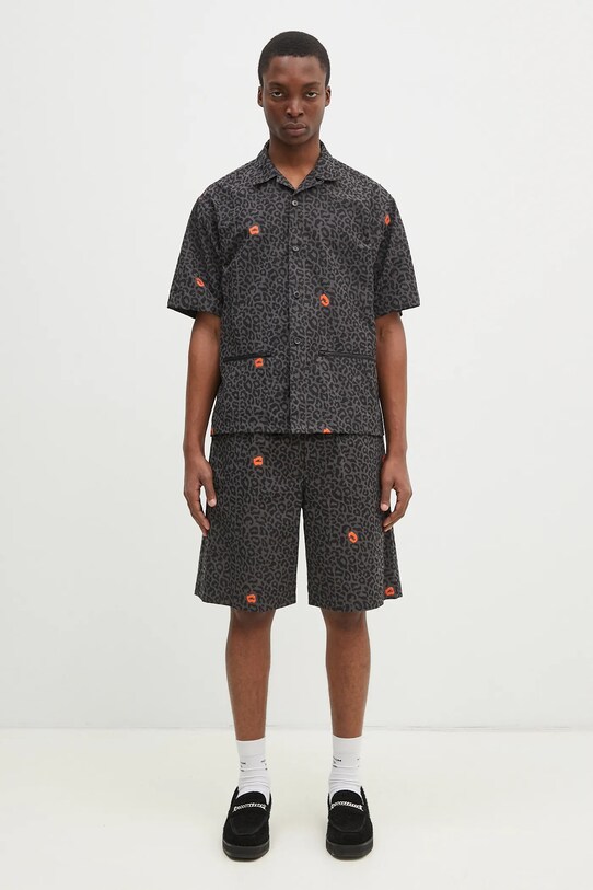 Košile Undercover Shirt UP1E4409.1 šedá
