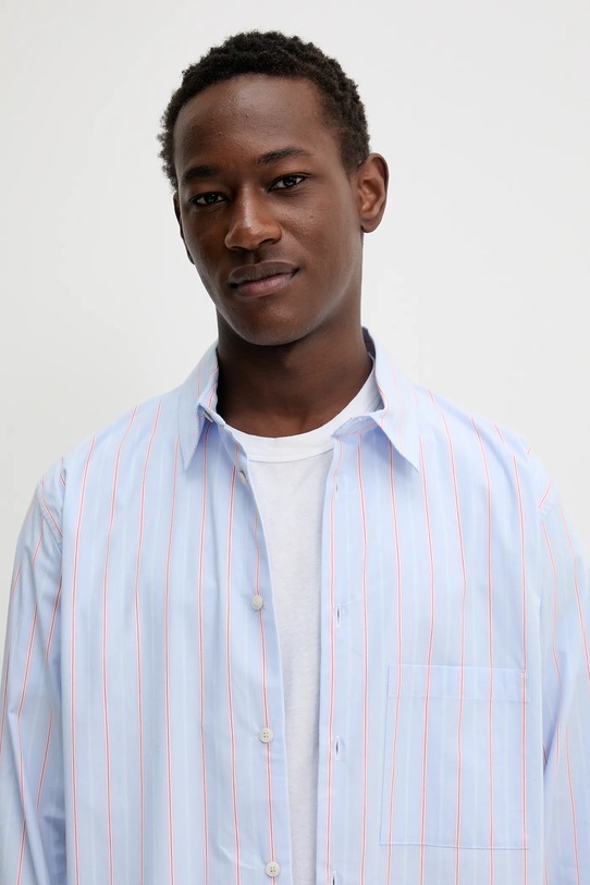 Βαμβακερό πουκάμισο Won Hundred μπλε 3557.14268