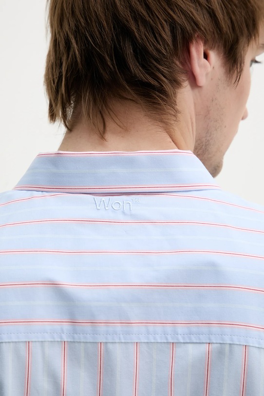 Bavlněná košile Won Hundred 3558.14268 modrá