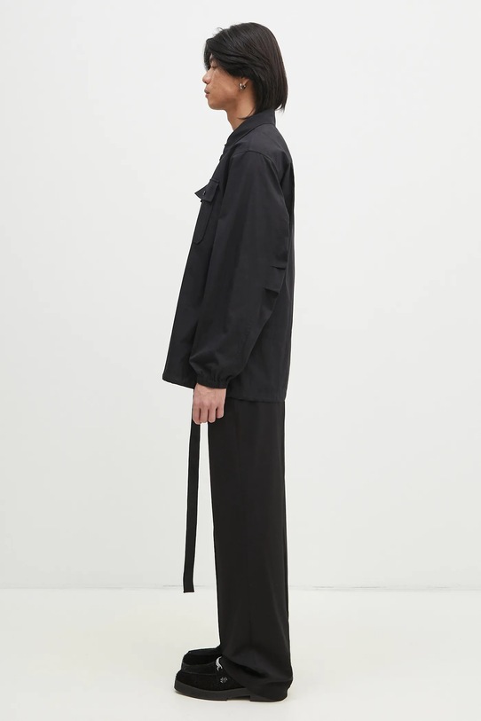 Helmut Lang koszula Uniform Shirt.Light O09HM507 czarny SS25