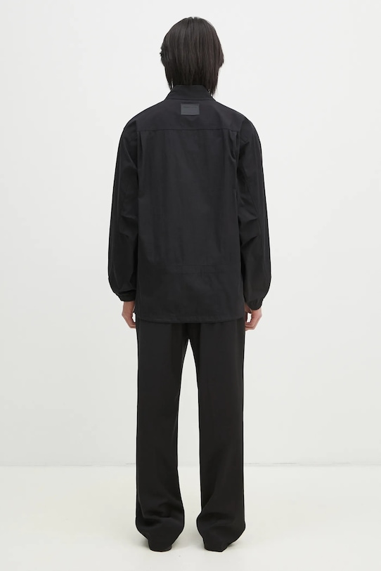 Odzież Helmut Lang koszula Uniform Shirt.Light O09HM507 czarny