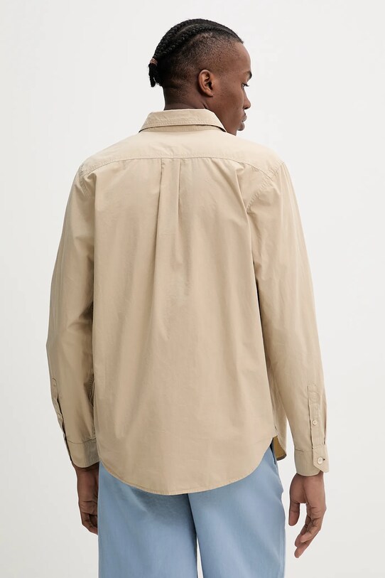 Oblečení Bavlněná košile PS Paul Smith M2R.412Z.P21477 béžová