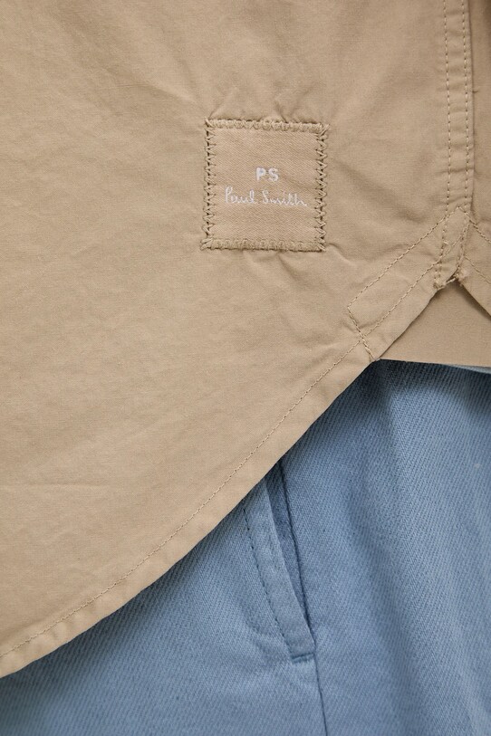 Bavlněná košile PS Paul Smith M2R.412Z.P21477 béžová