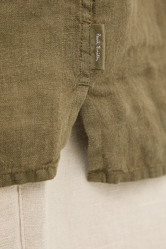 PS Paul Smith koszula lniana M2R.695U.P22354 zielony