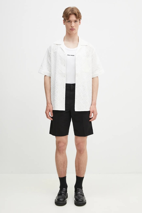 Bavlnená košeľa Drôle de Monsieur La Chemise Brodee Tapisserie G.SH213.CO196.WT