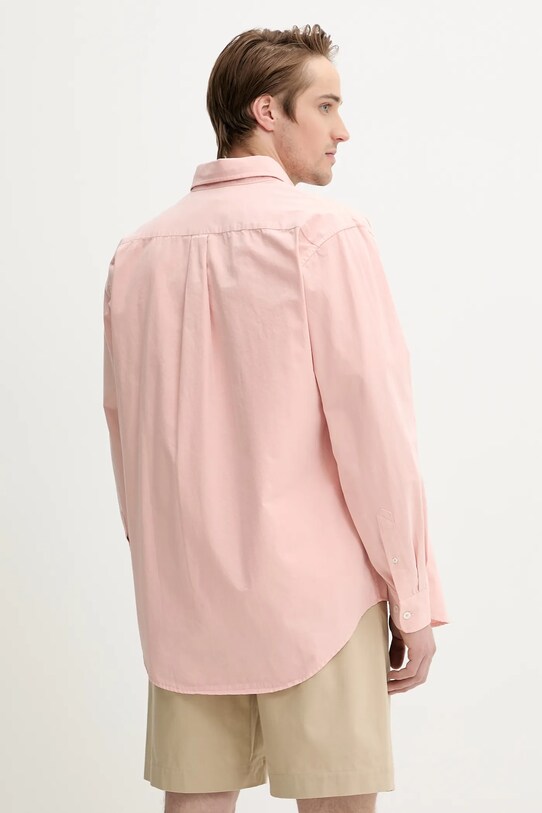 Îmbrăcăminte Drôle de Monsieur cămașă din bumbac La Chemise Lavee Drule G.SH195.CO178.LPI roz