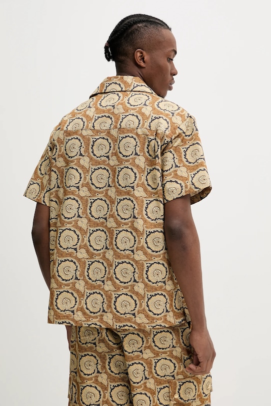 Odzież Drôle de Monsieur koszula bawełniana La Chemise Paisley G.SH203.CO189.MS brązowy