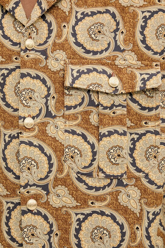 Drôle de Monsieur cămașă din bumbac La Chemise Paisley G.SH203.CO189.MS