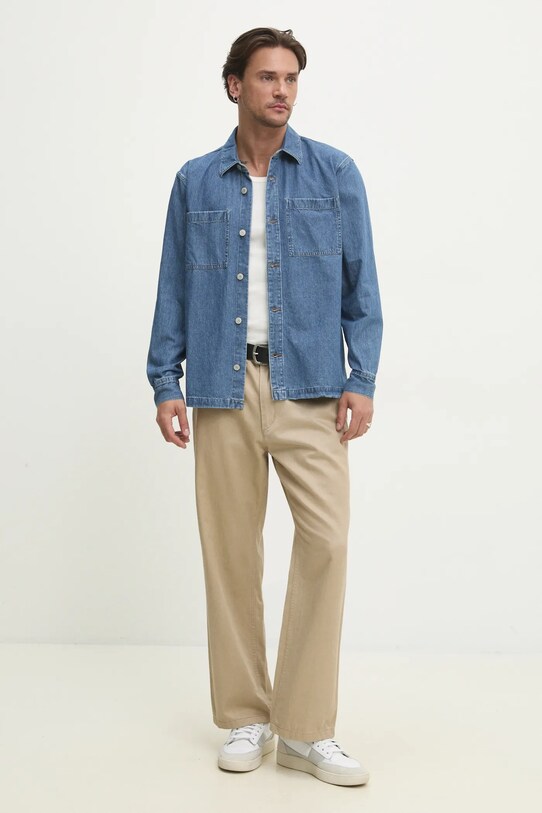 Τζιν πουκάμισο Hollister Co. KI325.5023.278 μπλε SS25