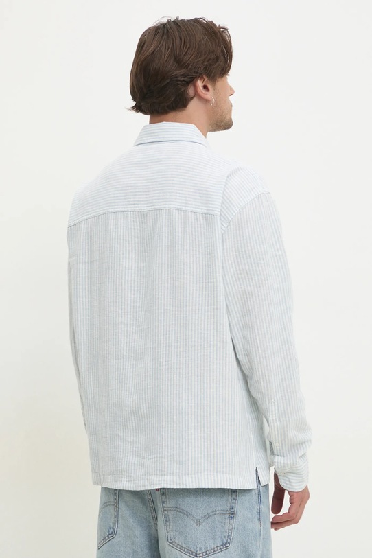 Ρούχα Πουκάμισο από λινό Hollister Co. KI325.5072.214 μπλε