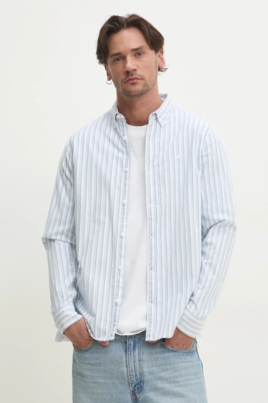 Hollister Co. koszula wzorzyste niebieski KI325.5116.214