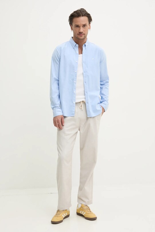 Hollister Co. camasa KI325.5121.210 albastru SS25
