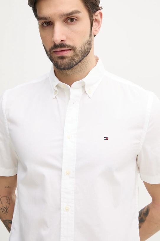 Tommy Hilfiger koszula bawełniana biały MW0MW37584