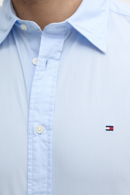 Bavlnená košeľa Tommy Hilfiger MW0MW37584 modrá