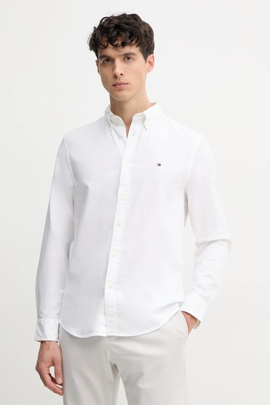 Бавовняна сорочка Tommy Hilfiger casual білий MW0MW38556