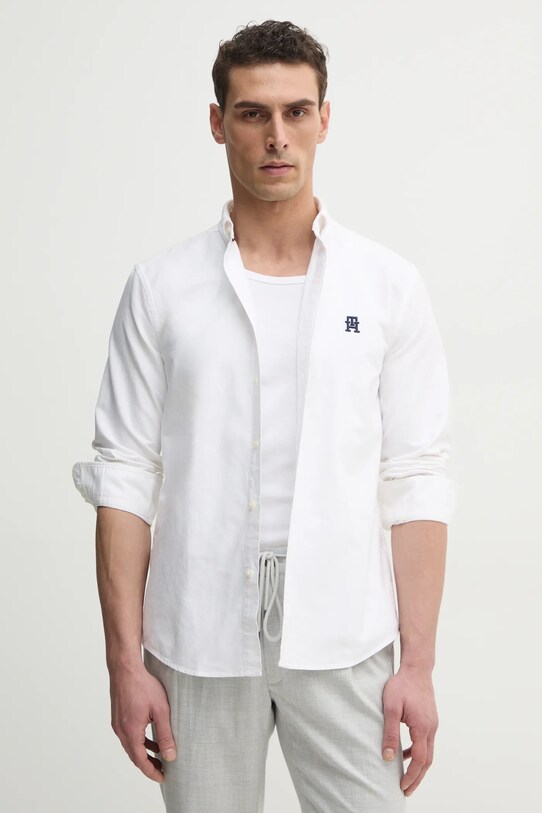 Tommy Hilfiger camasa lung alb MW0MW39235