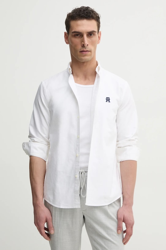 Tommy Hilfiger koszula bawełna biały MW0MW39235