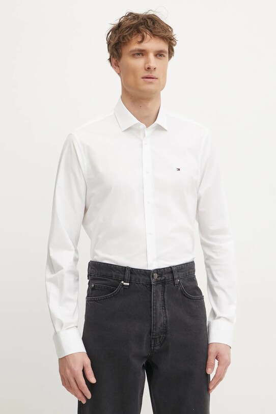 Рубашка Tommy Hilfiger casual белый MW0MW39279