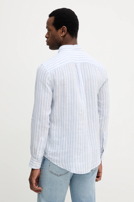 Oblečení Lněná košile Tommy Hilfiger MW0MW38581 modrá