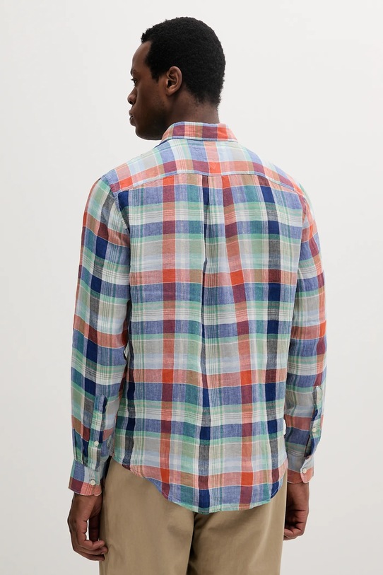 Oblečení Lněná košile Tommy Hilfiger MW0MW39166 námořnická modř