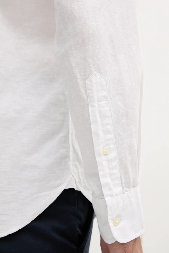 Tommy Hilfiger koszula z domieszką lnu MW0MW40702