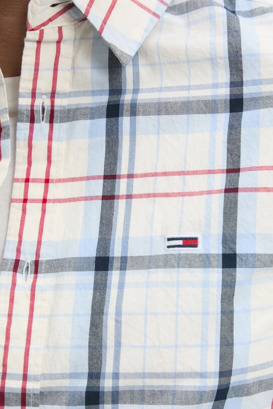 Бавовняна сорочка Tommy Jeans DM0DM20885 білий