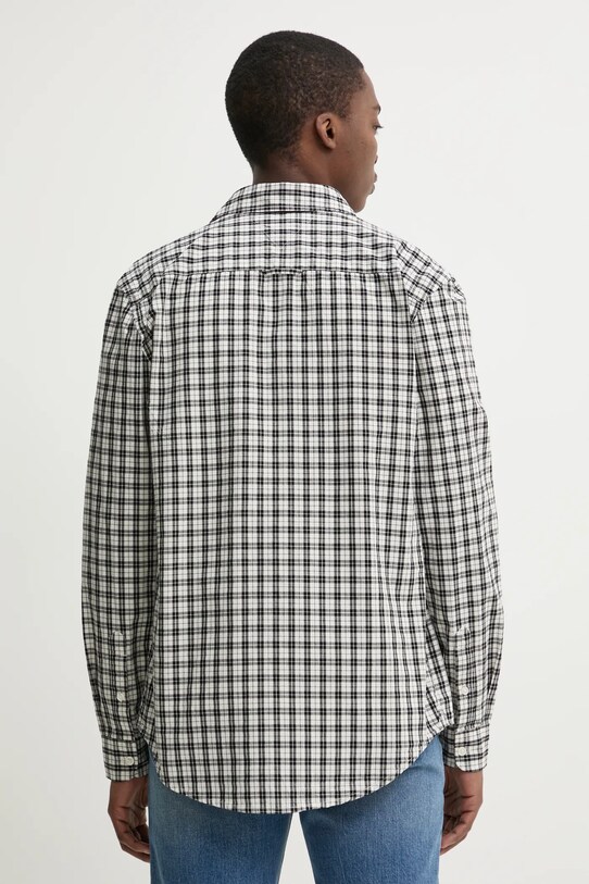 Oblečení Bavlněná košile Tommy Jeans DM0DM20885 šedá