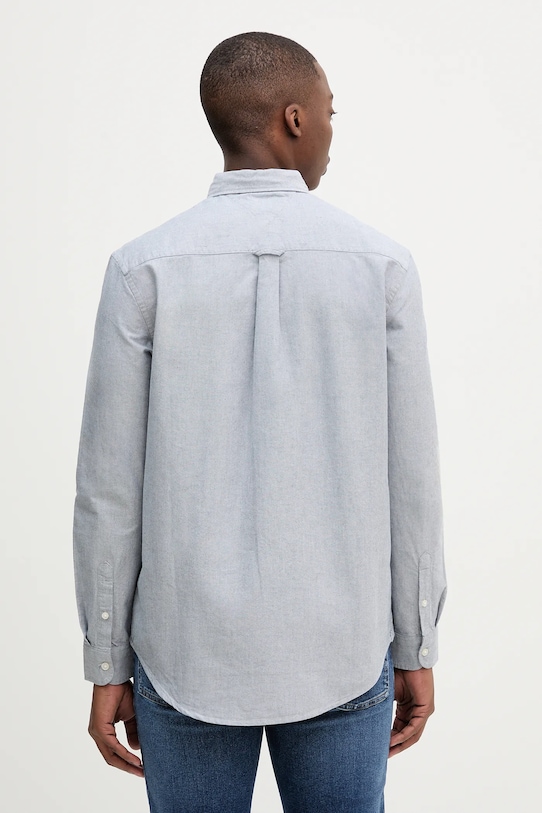 Odzież Tommy Jeans koszula bawełniana DM0DM21298 niebieski