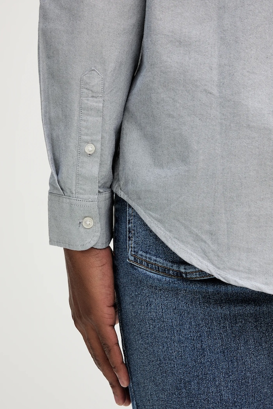 Tommy Jeans koszula bawełniana DM0DM21298 niebieski