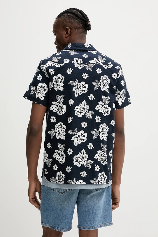 Îmbrăcăminte Tommy Jeans cămașă din bumbac DM0DM21351 bleumarin