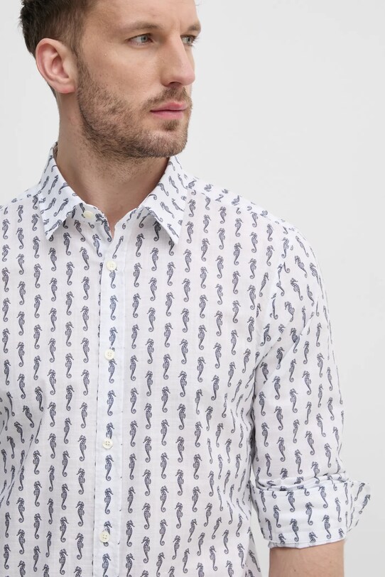 Joop! camasa din bumbac alb 30045983