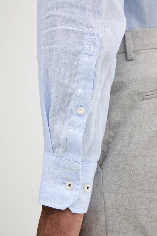 Сорочка з льону Joop! 30046075 блакитний