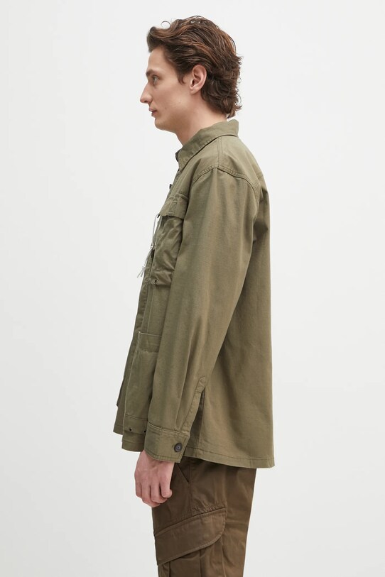 Бавовняна сорочка Barbour Barbour Westmorland Ripstop Overshirt MOS0420 зелений SS25