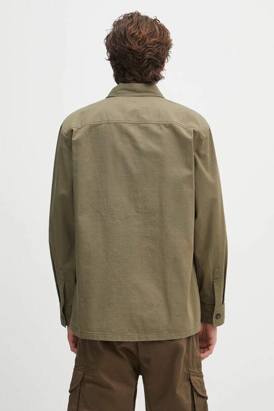Одяг Бавовняна сорочка Barbour Barbour Westmorland Ripstop Overshirt MOS0420 зелений