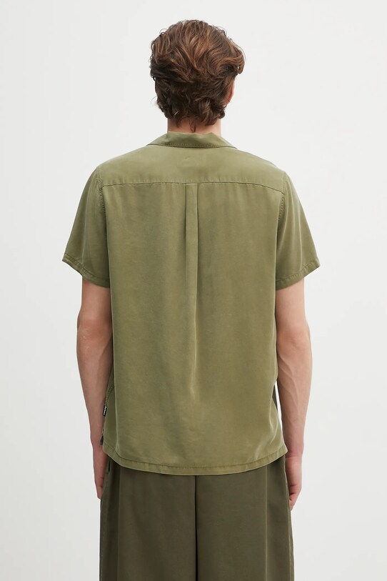 Odzież Barbour koszula Barbour Archer Relaxed Fit S/S Shirt MSH5612 zielony