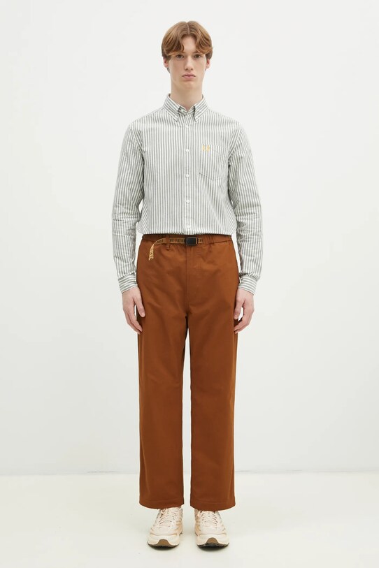 Fred Perry camicia in cotone M6574.X89 verde