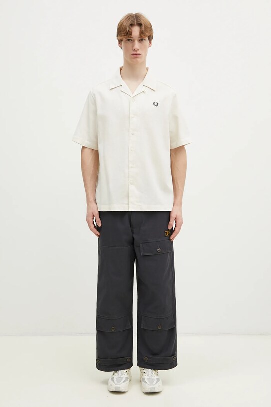 Pamučna košulja Fred Perry M7774.560 bež